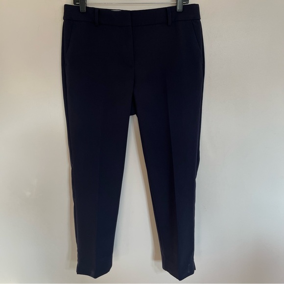 Women’s Talbots Hampshire Ankle Pants Navy Size 10 Petite Work Wear Career Wear - Picture 1 of 13